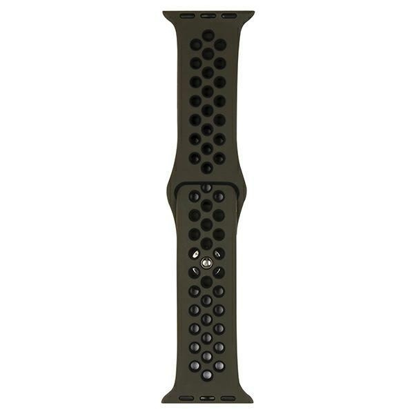 Beline pasek Apple Watch Sport Silicone42/44/45/49mm brązowo-czarny brown/black