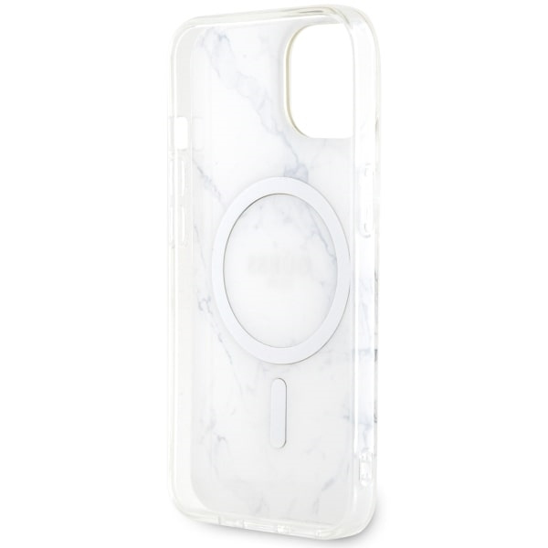Etui Guess GUHMP14MPCUMAH iPhone 14 Plus 6.7" biały/white hardcase Marble MagSafe Case