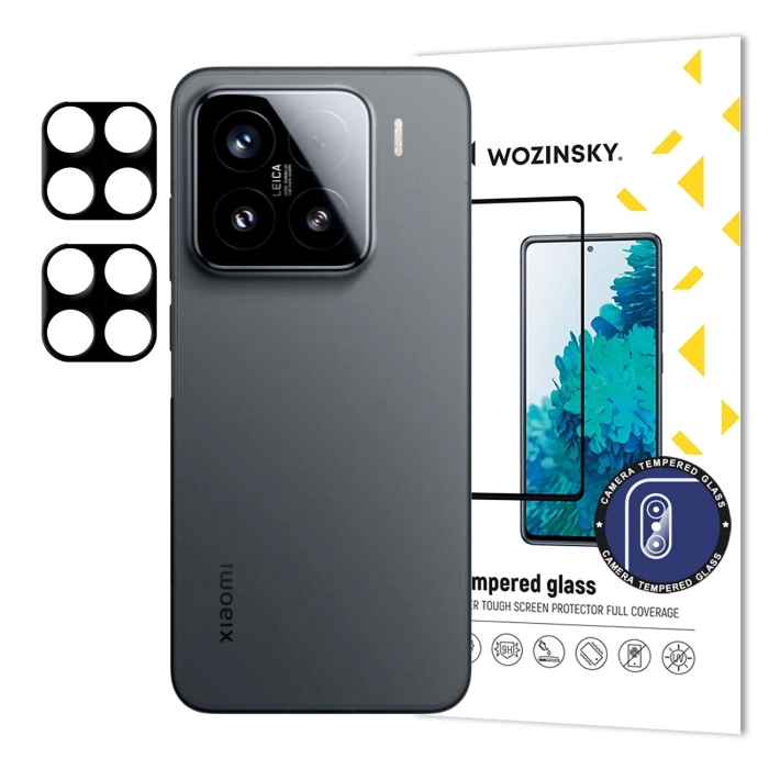 Szkło na aparat Wozinsky Full Camera Glass na Xiaomi 15, 2-pak