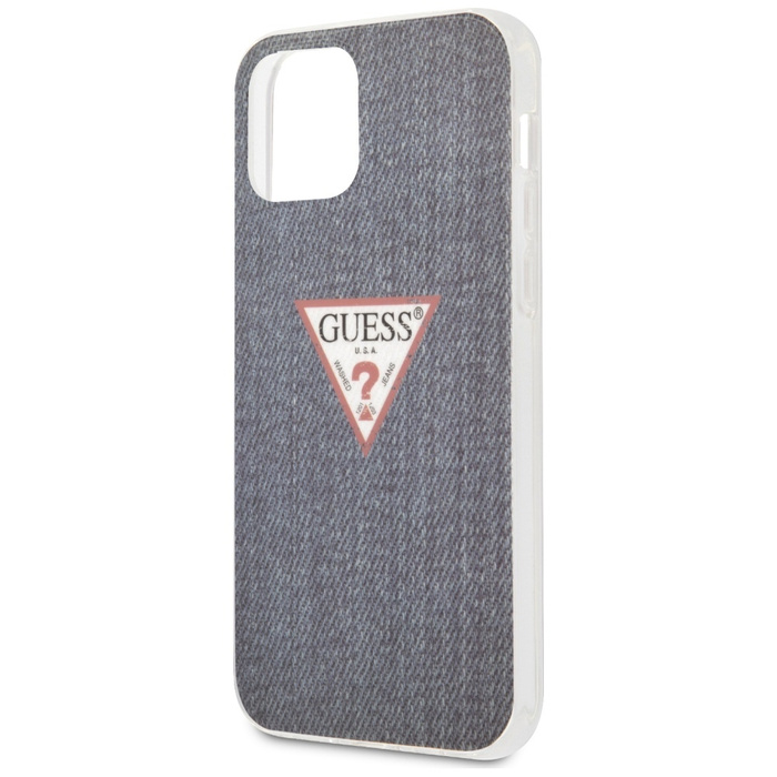 Etui GUESS Apple iPhone 12 Mini Jeans Collection Granatowy Hardcase