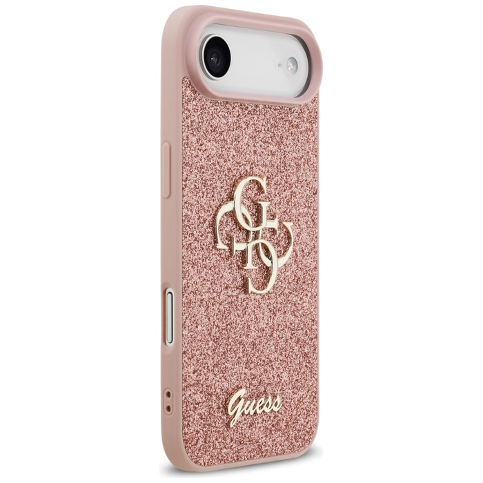 Etui Guess Fixed Glitter Big 4G do       iPhone Air różowy