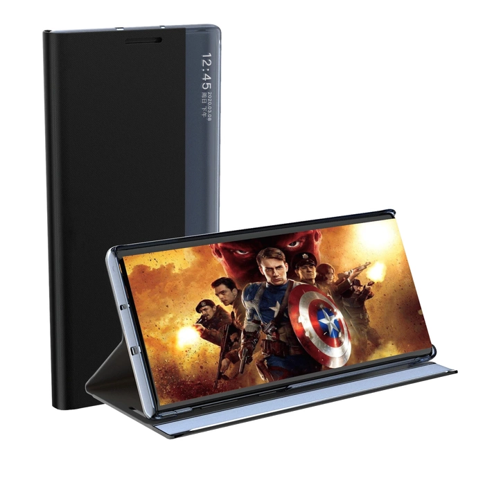 Etui New Sleep Case etui do Samsung Galaxy A14 pokrowiec z klapką podstawka niebieskie Case