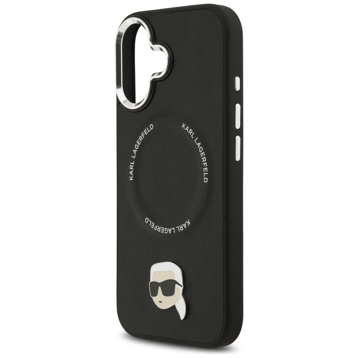 Etui Karl Lagerfeld Karl Pin MagSafe do  iPhone 17 czarny