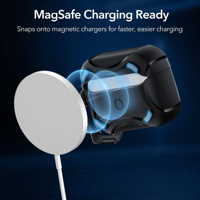 Esr Cyber Armor Halolock Magsafe Apple Airpods Pro 1 / 2 Black