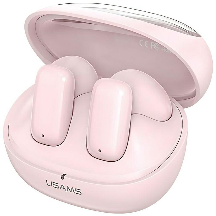 USAMS Słuchawki Bluetooth 5.3 TWS TD Series bezprzewodowe różowy/pink BHUTD03 (TD22)