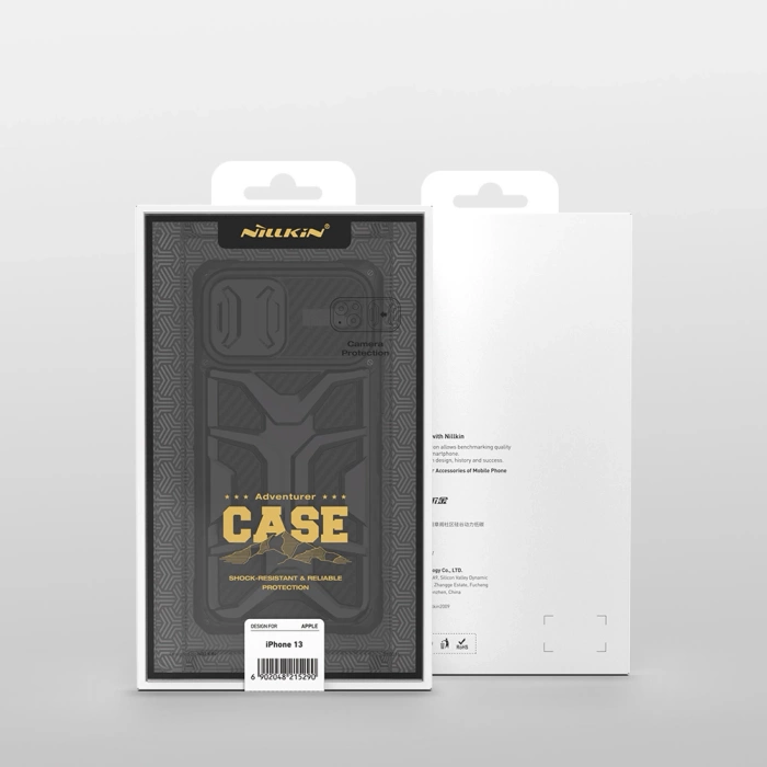 Etui Nillkin Adventurer Case etui do iPhone 13 Pro pancerny pokrowiec z osłoną na aparat niebieski