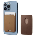PORTFEL MAGSAFE SPIGEN VALENTINUS UNIWERSALNY CARD HOLDER BRĄZOWY