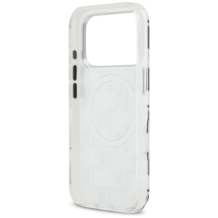 Etui Karl Lagerfeld IML KL Monogram      MagSafe do iPhone 17 Pro biały