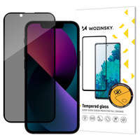 Wozinsky Privacy Glass szkło hartowane do iPhone 13 / 13 Pro z filtrem Anti Spy prywatyzujące Wozinsky Privacy Glass szkło hartowane do iPhone 13 / 13 Pro z filtrem Anti Spy prywatyzujące