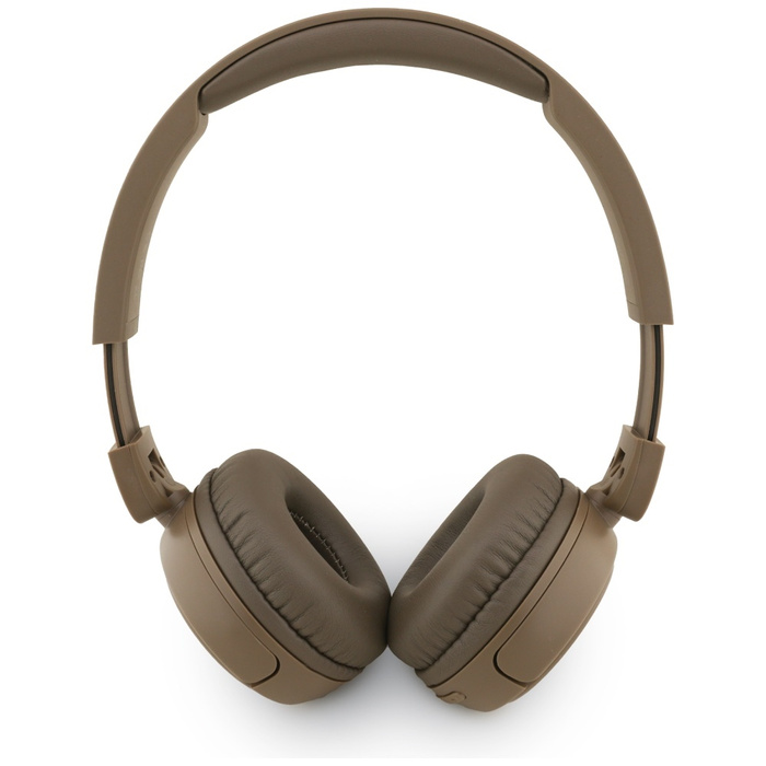 Słuchawki nauszne Guess Bluetooth 5.3    Metal Logo Script brązowy