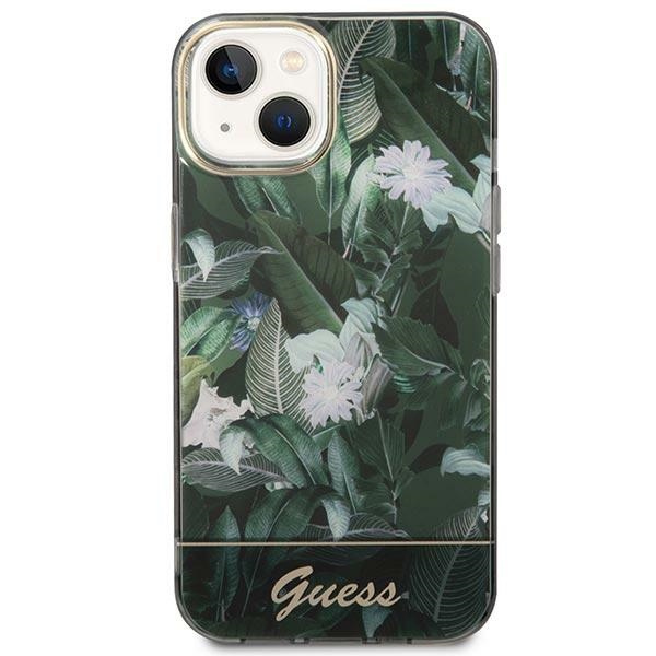 Etui GUESS Apple iPhone 14 Plus Jungle Collection Zielony Hardcase