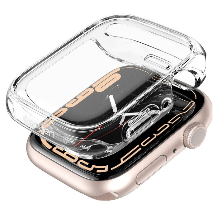 Etui SPIGEN ULTRA HYBRID APPLE WATCH 7 / 8 / 9 (41 MM) CRYSTAL CLEAR