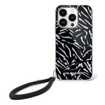 Etui Karl Lagerfeld iPhone 16 Plus 6.7" fioletowy/purple Zebra With Cord