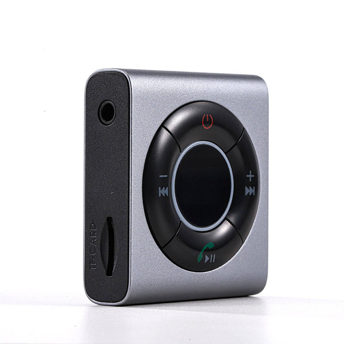 Joyroom transmiter Bluetooth AUX (nadajnik / odbiornik) do samochodu, telewizora szary (JR-CB2)