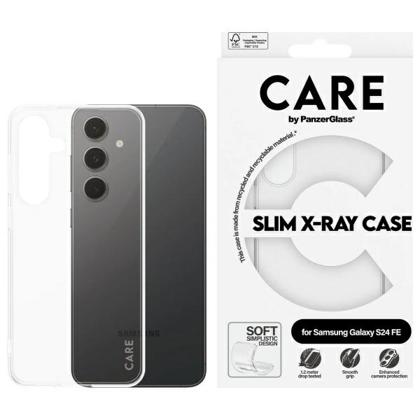 Etui CARE by PanzerGlass Slim X-Ray Case Samsung S24 FE przezroczysty/transparent