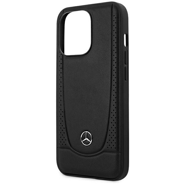 Etui Mercedes MEHCP15LARMBK iPhone 15 Pro 6.1" czarny/black hardcase Leather Urban Case