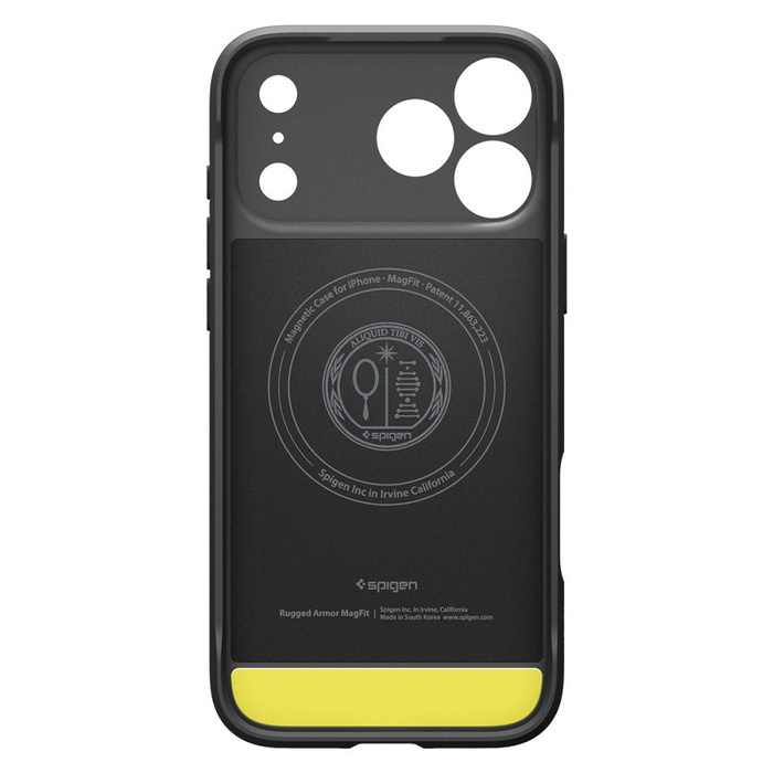 ETUI SPIGEN IPHONE 17 PRO RUGGED ARMOR MAG MAGSAFE MATTE BLACK