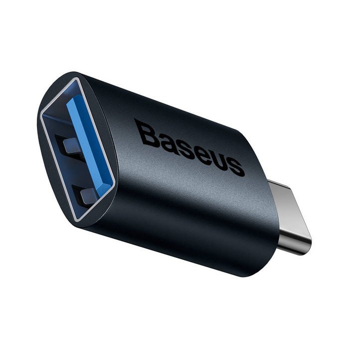 ADAPTER OTG USB Baseus Ingenuity Series przejściówka adapter z USB Typ C do USB-A 3.2 gen 1 niebieski (ZJJQ000003)
