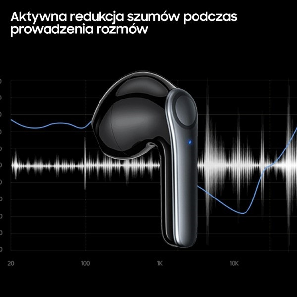USAMS Słuchawki Bluetooth 5.1 TWS XH Series Dual mic bezprzewodowe niebieski/blue BHUXH03