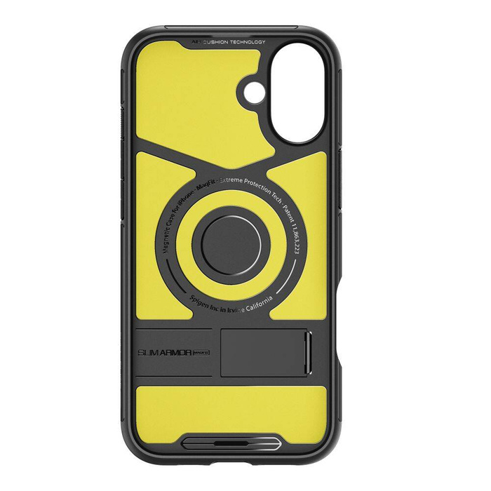 Etui iPhone 16 Spigen Slim Armor Mag Magsafe Black