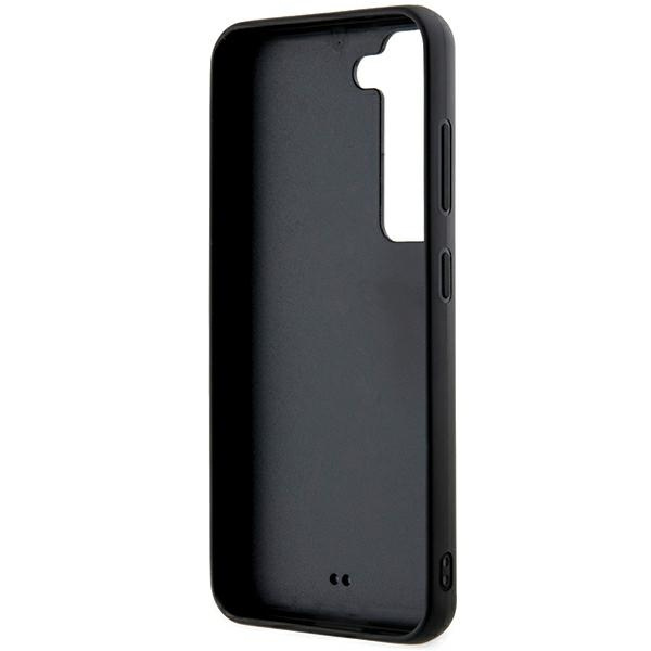 Etui Karl Lagerfeld KLHCS23S3DMBKCK Galaxy S23 S911 czarny/black hardcase 3D Rubber Glitter Logo