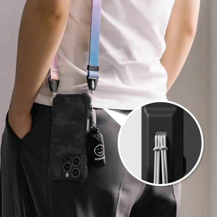 ETUI RINGKE RUGGED GEAR MAGNETIC MAGSAFE IPHONE 16 PRO MAX CAMO BLACK