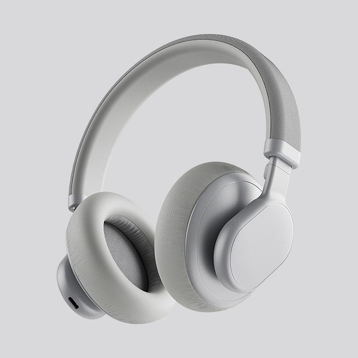 Słuchawki bezprzewodowe nauszne Forcell F-Audio ANC Touch Beat szare