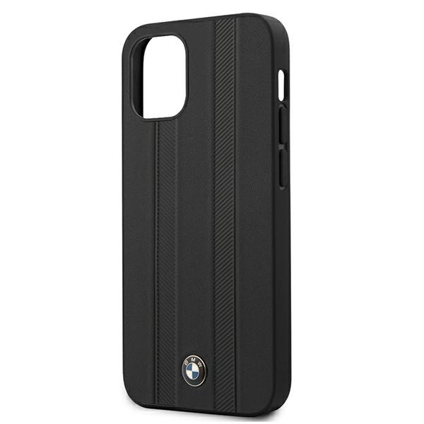 Etui BMW Apple iPhone 12 Mini Signature Seat BMHCP12STTBK Czarny Hardcase