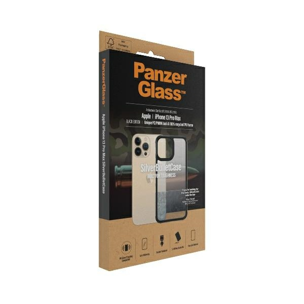PanzerGlass ClearCase iPhone 13 Pro Max 6.7" Antibacterial Military grade Strawberry 0345