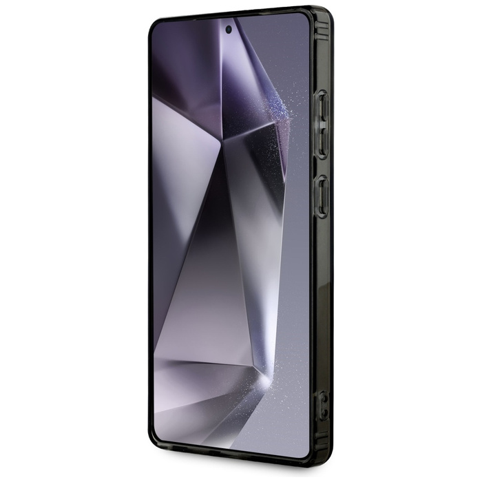 Etui AMG Transparent Rhombs MagSafe do    Samsung Galaxy S25 Ultra czarny