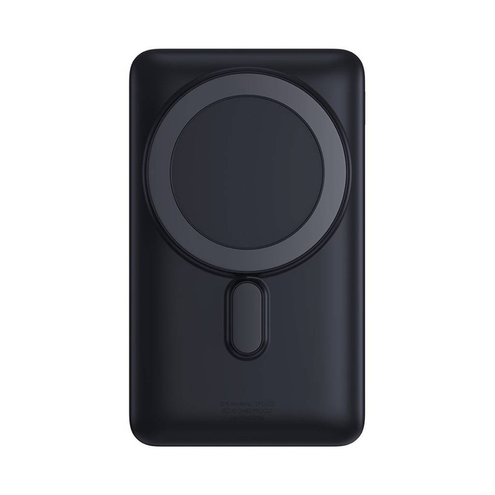 Powerbank Baseus Magnetic Bracket z bezprzewodowym ładowaniem MagSafe 10000mAh 20W Overseas Edition niebieski (PPCX000203) z Kablem USB-C 0,5m