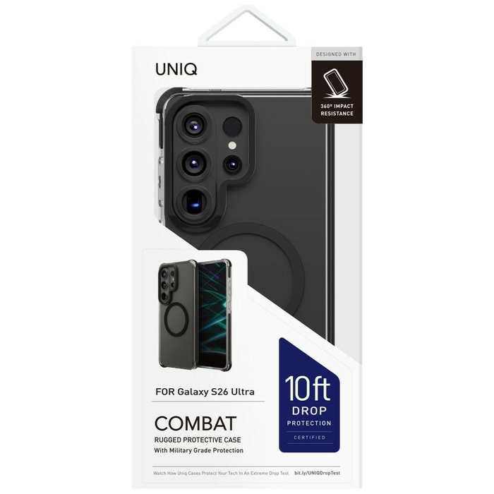 Etui UNIQ Combat do Samsung Galaxy S26   Ultra Magclick Charging czarny
