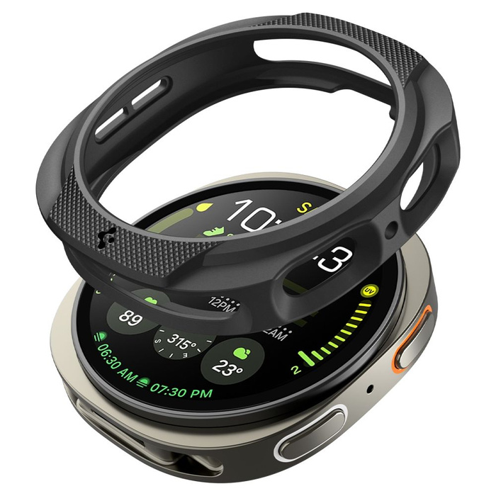 ETUI SPIGEN SAMSUNG GALAXY WATCH 8 40 MM LIQUID AIR MATOWE CZARNE