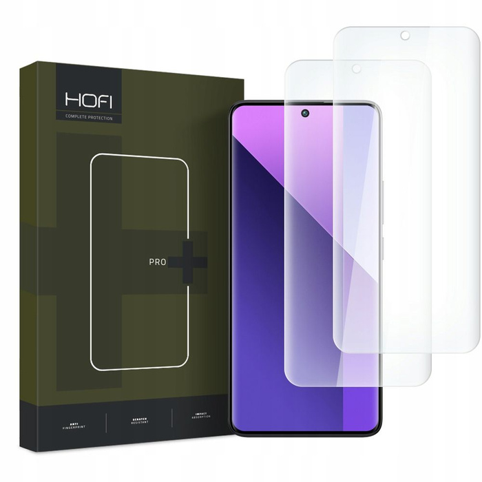 Szkło Hartowane Hofi Uv Glass Pro+ 2-pack Xiaomi Redmi Note 13 Pro+ Plus 5g Clear