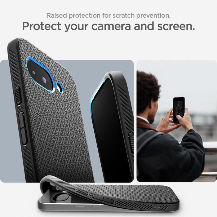 ETUI SPIGEN GOOGLE PIXEL 9A LIQUID AIR MATOWE CZARNE