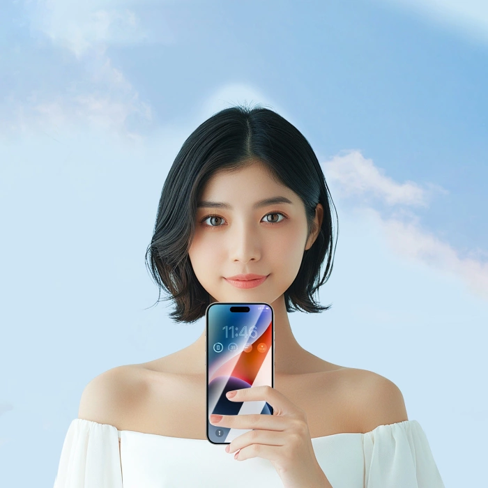 Szkło hartowane Joyroom JR-MKN0311 Corning Eyecare na iPhone 15/16