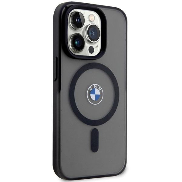 Etui BMW BMHMP14LDSLK iPhone 14 Pro 6.1" czarny/black hardcase Signature MagSafe