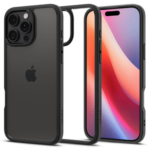 ETUI SPIGEN ULTRA HYBRID IPHONE 16 PRO MAX MATTE BLACK