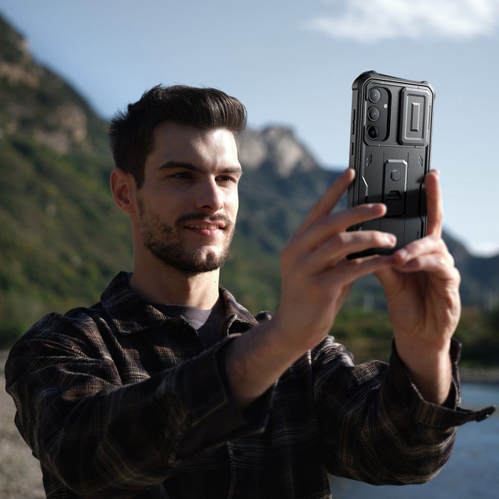 Etui TECH-PROTECT KEVLAR CAM+ GALAXY A55 5G BLACK