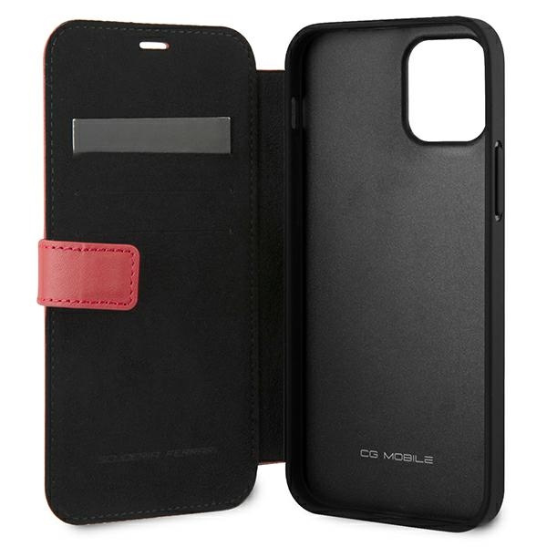 Etui FERRARI Apple iPhone 12 Pro Max Book Off Track Perforated FEOGOFLBKP12LRE Czerwony Case