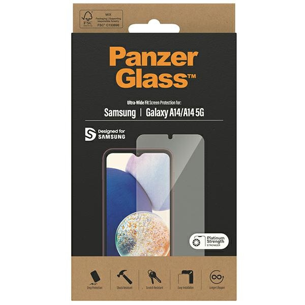 Szkło Hartowane PanzerGlass Ultra-Wide Fit Sam A14 5G A146 / A14 A145 Screen Protection 7321