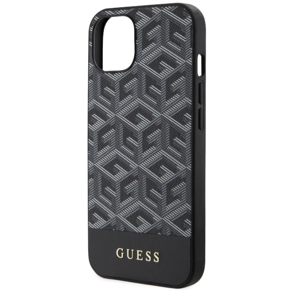 Etui Guess GUHMP14SHGCFSEK iPhone 14 6.1" czarny/black hardcase GCube Stripes MagSafe Case