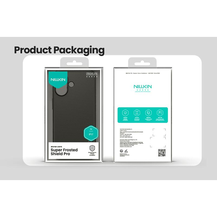 ETUI IPHONE 17 NILLKIN SUPER SHIELD PRO CZARNY
