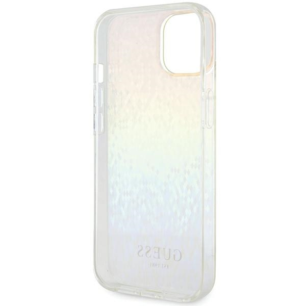Etui Guess GUHCP12MHDECMI iPhone 12/12 Pro 6.1" wielokolorowy hardcase IML Faceted Mirror Disco Iridescent Case