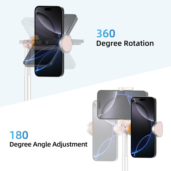 SELFIE STICK STATYW TECH-PROTECT BLUETOOTH RÓŻOWY L09S