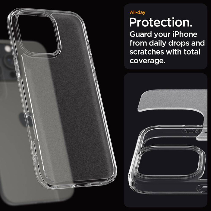 ETUI SPIGEN ULTRA HYBRID IPHONE 16 PRO FROST CLEAR
