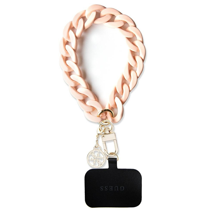 Guess GUOUCBMC4MP Universal Big Hand Strap różowy/pink Acrylic 4G Charm