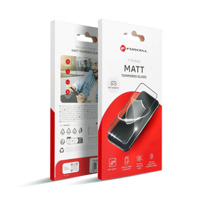 Szkło hartowane do iPhone 16 PRO / 17 / 17 PRO Forcell Matt Glass czarne