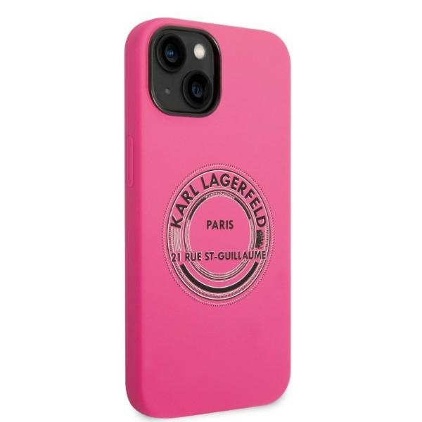 Etui KARL LAGERFELD Apple iPhone 14 Plus Silicone RSG Różowy Hardcase
