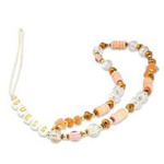 Zawieszka GUESS Phone Strap Beads Bohemia Brązowy